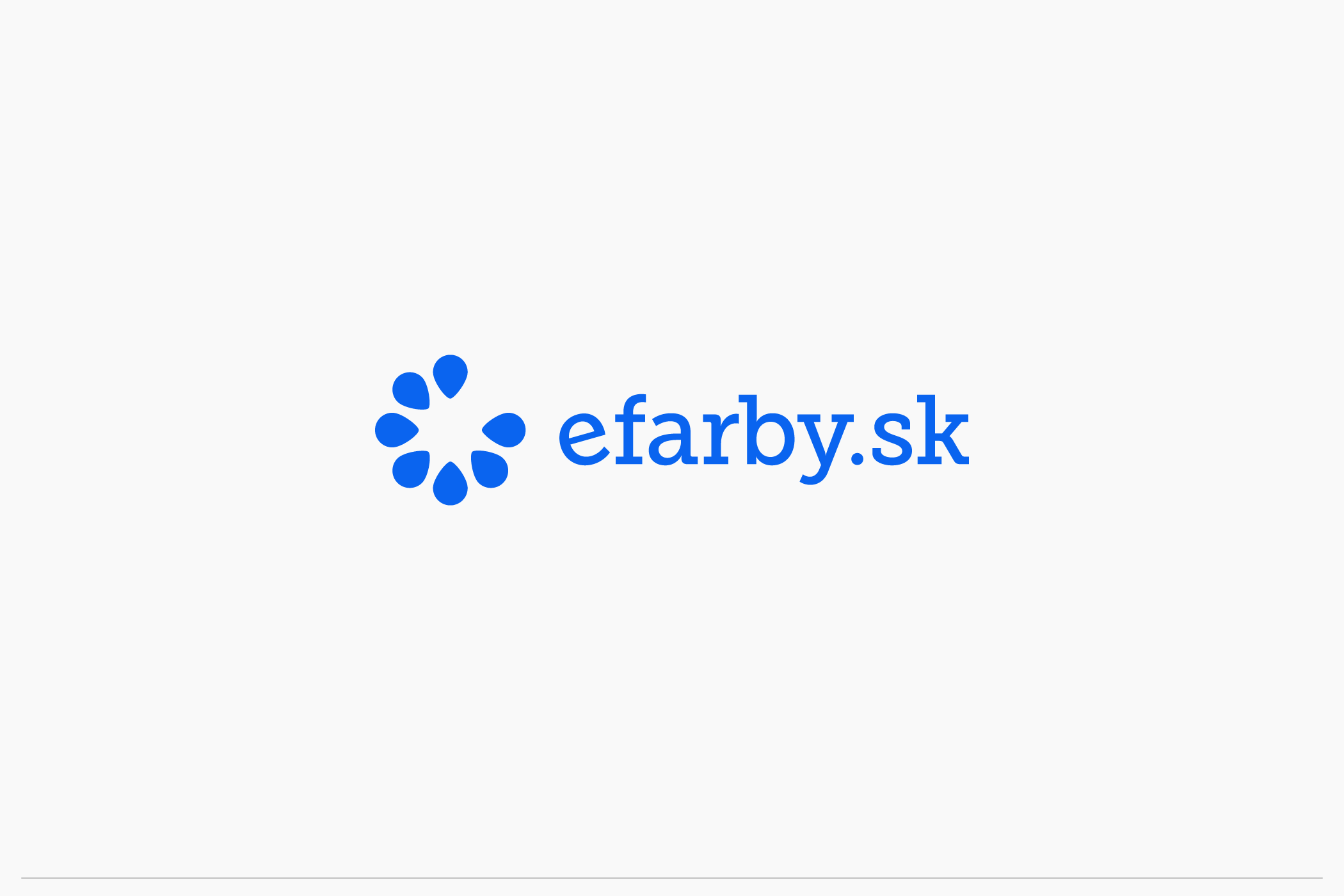eFarby logo, návrh loga, grafik slaavo
